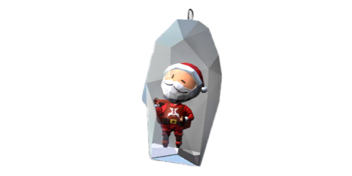 Charm | Santa Globe