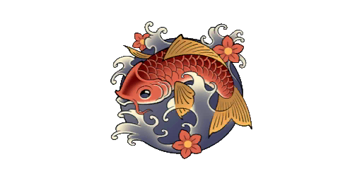 Sticker | Koi Tattoo