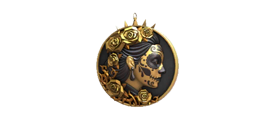 Charm | Dia de Muertos Gold