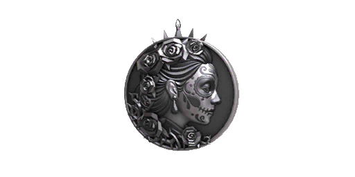 Charm | Dia de Muertos Silver